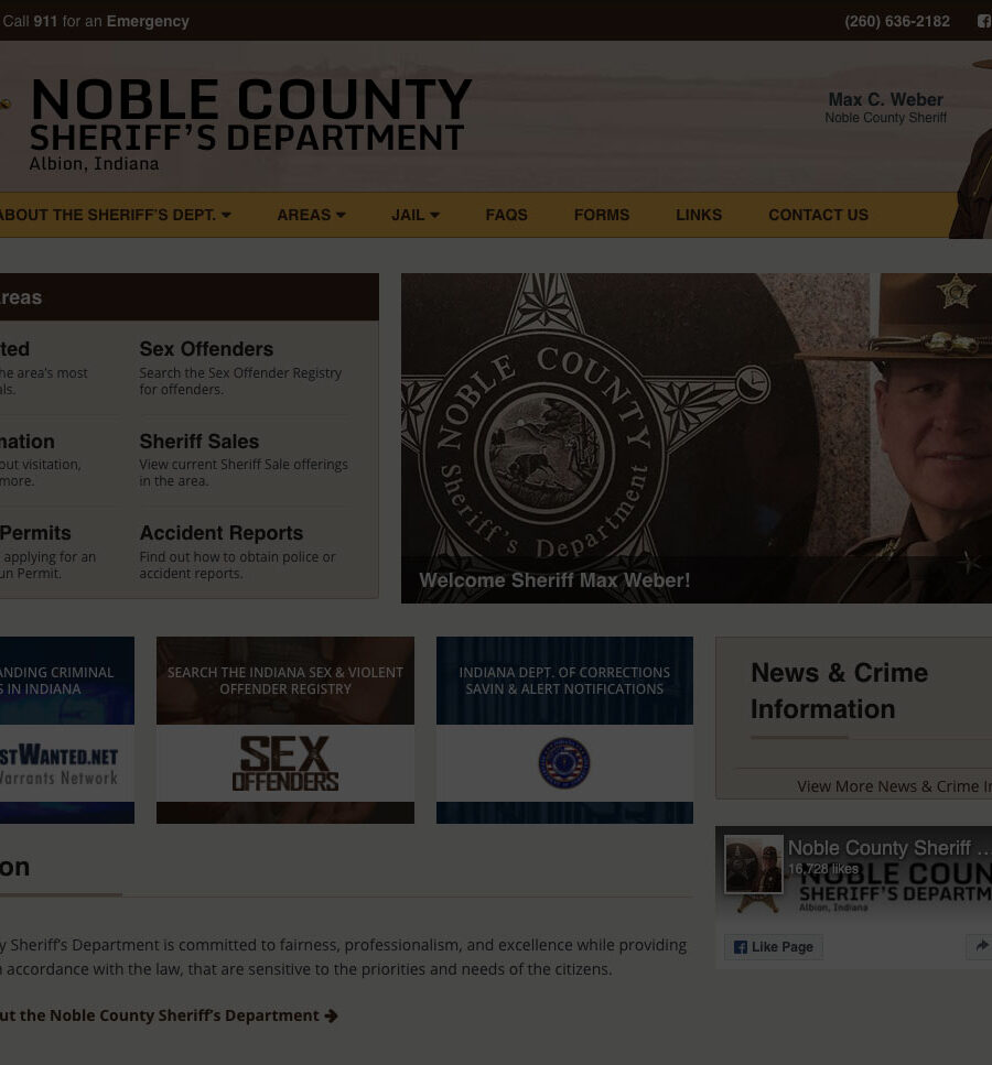Noble County Sheriff