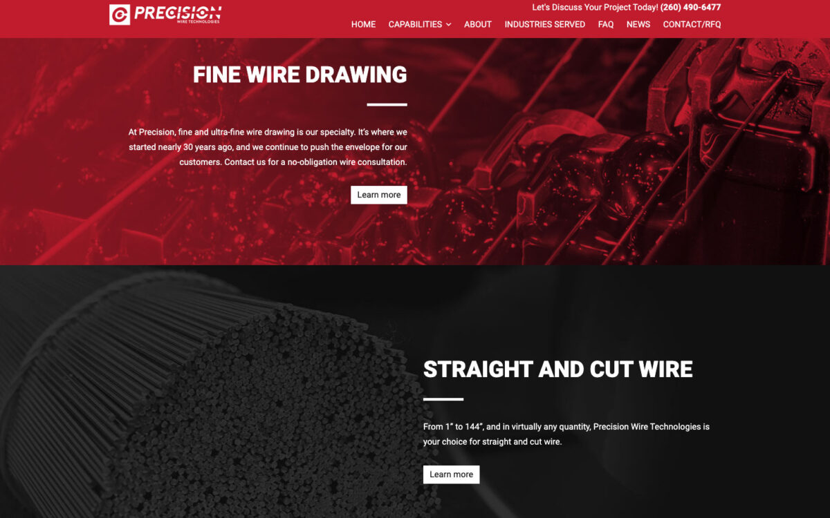 Precision Wire Technologies - Home Page